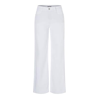 MAC • witte Flow wide jeans