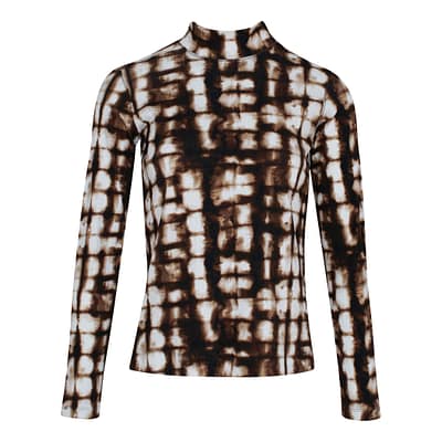 Louis and Mia • bruin batik shirt