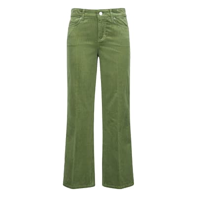 Cambio • ribfluwelen broek Francesca groen