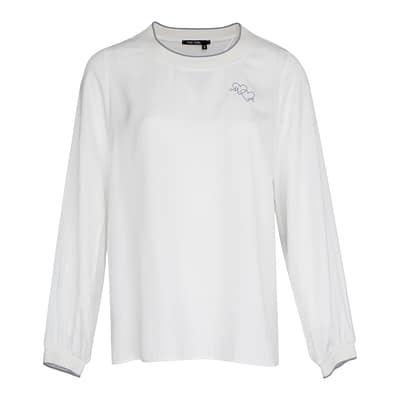 Marc Aurel • wit long sleeve shirt