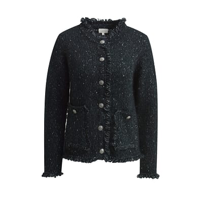 Milano Italy • zwart mohair vest