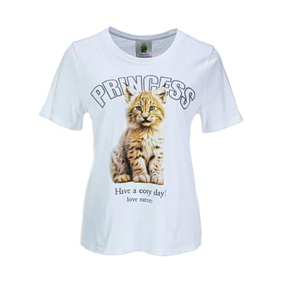 Princess goes Hollywood • wit t-shirt lynx