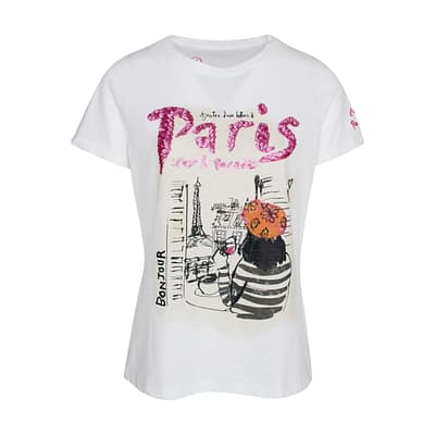 Princess goes Hollywood • wit t-shirt Paris