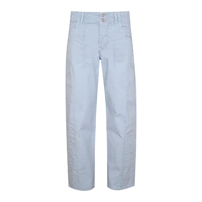 MAC • lichtblauwe Balloon modern broek