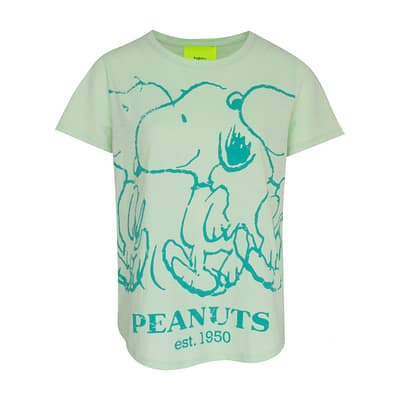 Princess goes Hollywood • groen Snoopy t-shirt