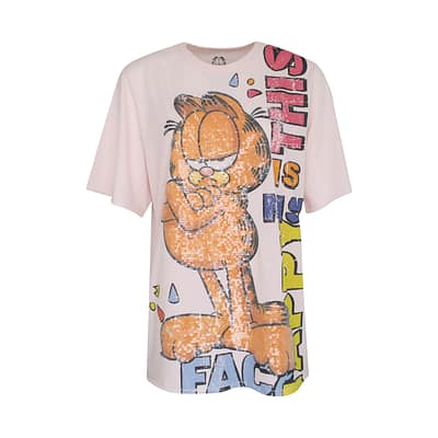 Princess goes Hollywood • lichtroze t-shirt Garfield