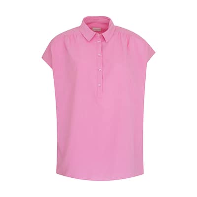 Milano Italy • roze linnen top