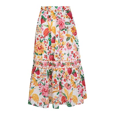 Princess goes Hollywood • bloemen midi rok