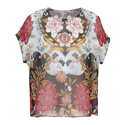 Princess goes Hollywood • zijden bloemen top