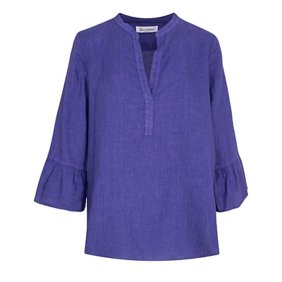 Backstage • blauwe linnen tuniek Elise