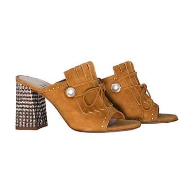 Guglielmo Rotta • bruine suede sandalen