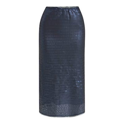 Milano Italy • donkerblauwe pailletten rok