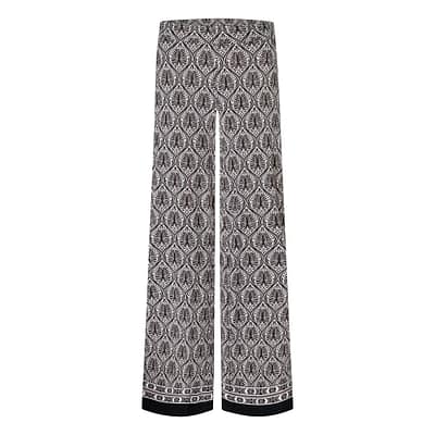 Cambio • wijde broek Allison geo motief