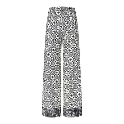 Cambio • wijde broek Allison motief