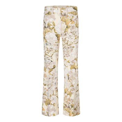 Cambio • Fabienne pocket jeans flower