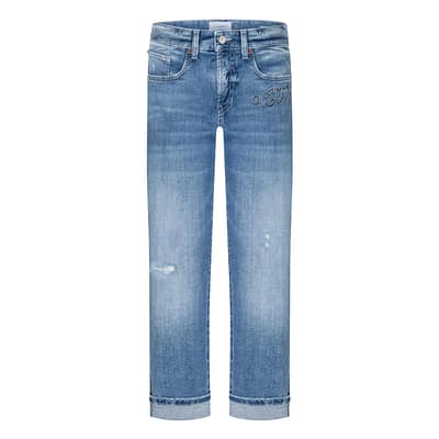 Cambio • blauwe Gini jeans destroy