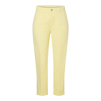 MAC • gele Chino turn up broek