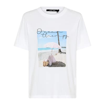 Marc Aurel • wit t-shirt ocean therapy