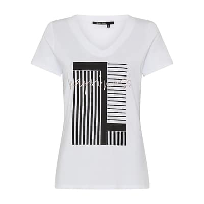 Marc Aurel • wit t-shirt happiness