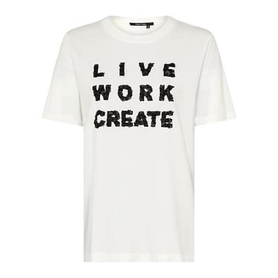 Marc Aurel • wit t-shirt live work create