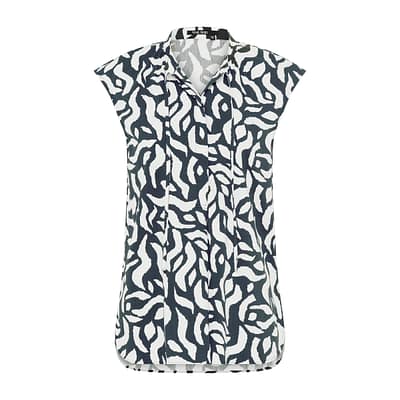 Marc Aurel • zwart witte blouse top