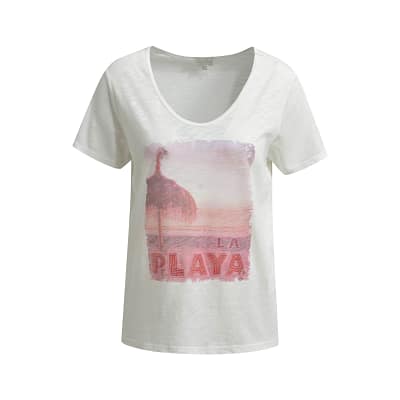 Milano Italy • wit t-shirt la playa