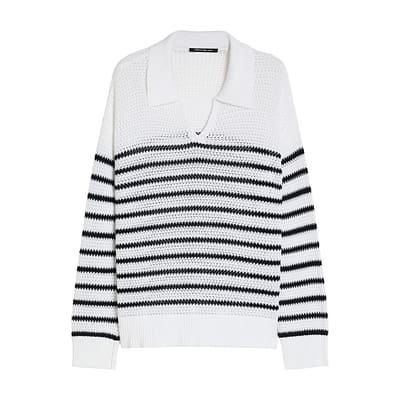 Pennyblack • gestreepte polo sweater