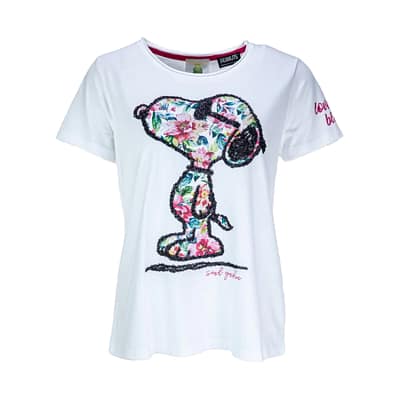 Princess goes Hollywood • wit Snoopy t-shirt flower