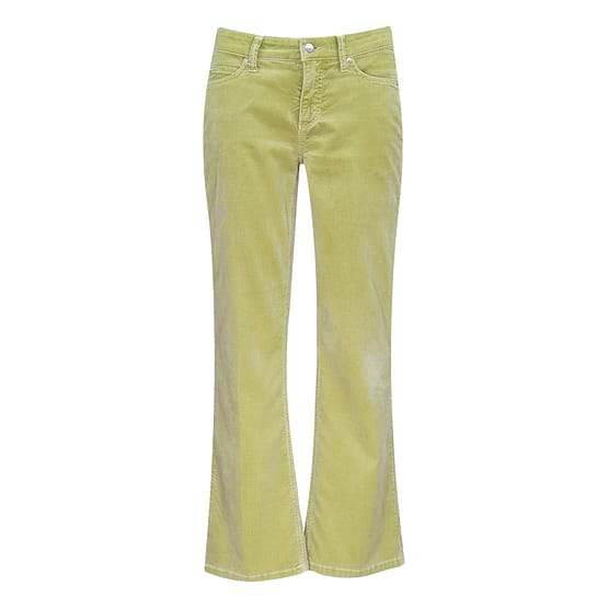 Cambio • groene velvet 5-pocket broek