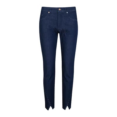 MAC • blauwe Deja hem glam jeans