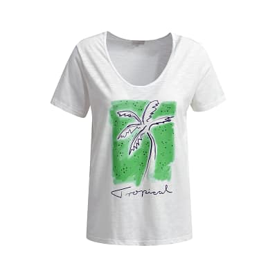 Milano Italy • wit t-shirt Tropical