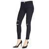 J Brand • donkerblauwe skinny jeans met beschadigingen