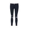 J Brand • donkerblauwe skinny jeans met beschadigingen