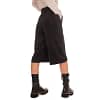 8PM • zwarte ribfluwelen culotte broek