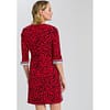 Marc Aurel • rode jurk met luipaard print