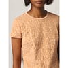 Elisabetta Franchi • zalmroze shirt met logo