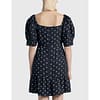 Rohe • donkerblauwe jurk Margarita met witte polkadots