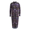 Milano Italy • jurk met paarse bloemen