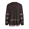 Marc Aurel • bruine blouse met kant