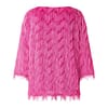 Ana Alcazar • roze top met franjes