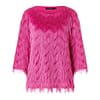 Ana Alcazar • roze top met franjes