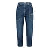 MAC • blauwe Iowa baggy glitter jeans