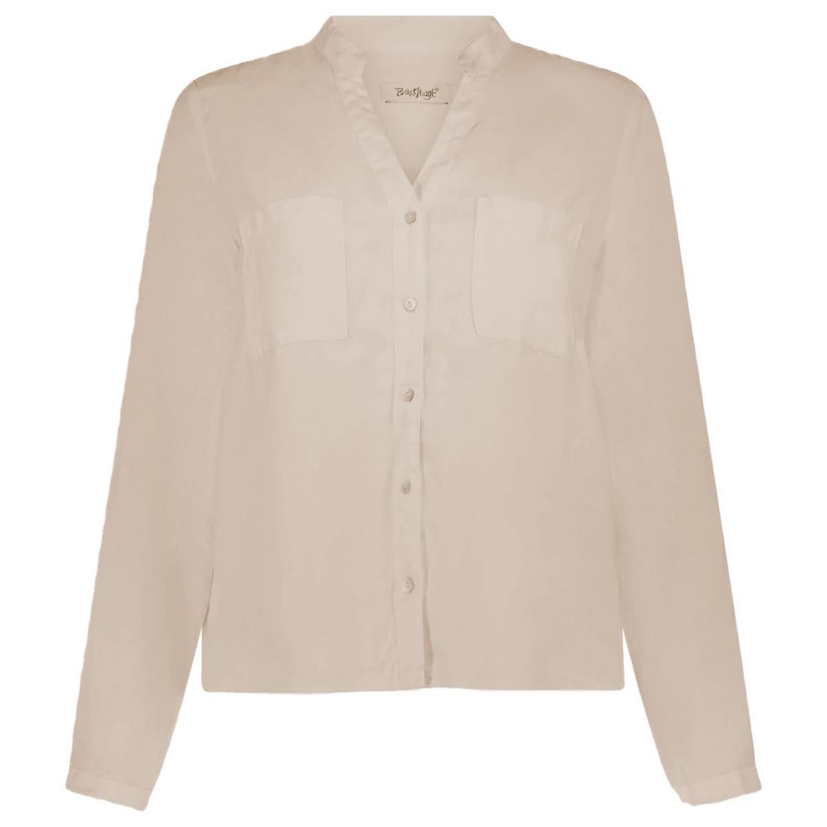 Backstage • linnen blouse Lauretta in desert