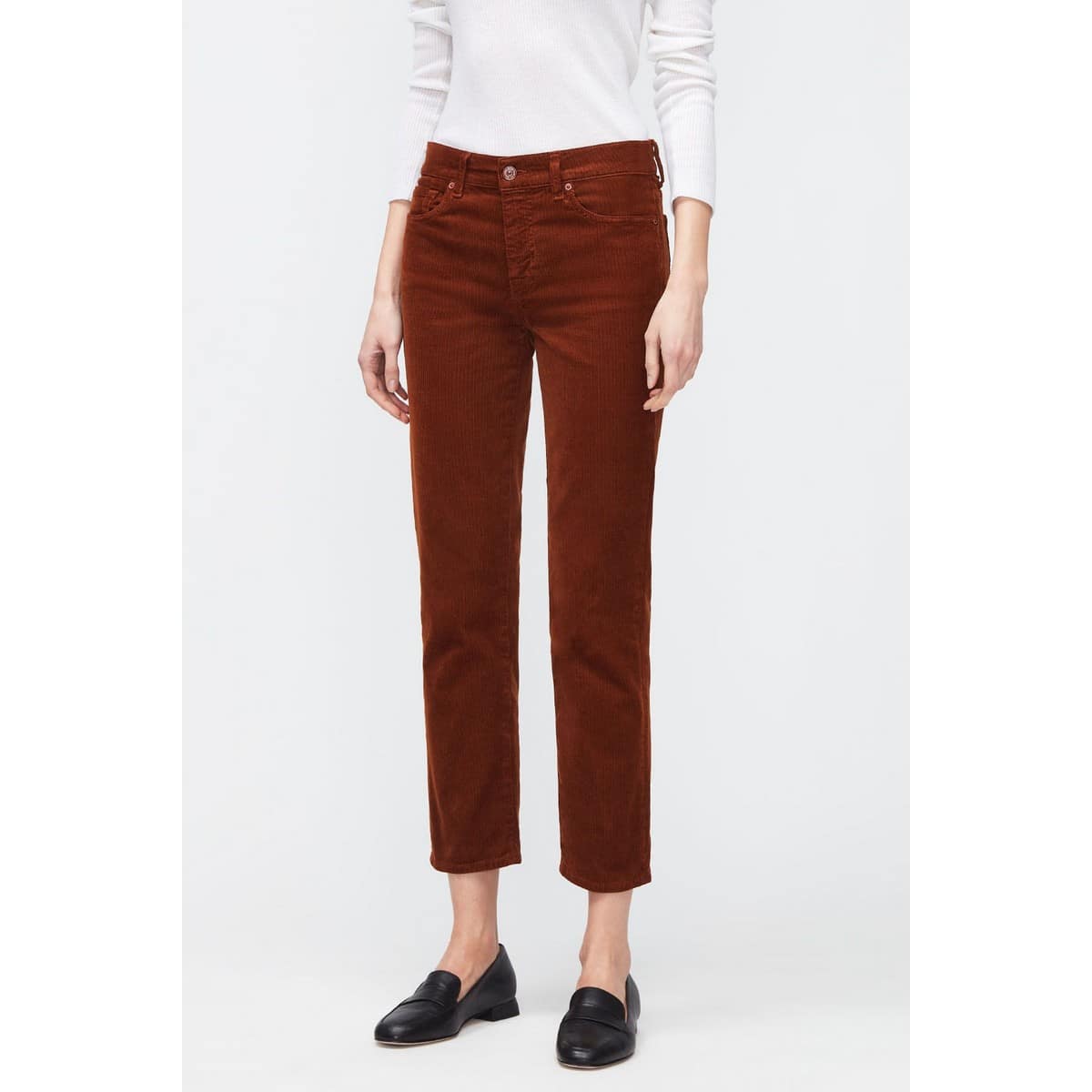 7 for all Mankind • bruine The Straight Crop