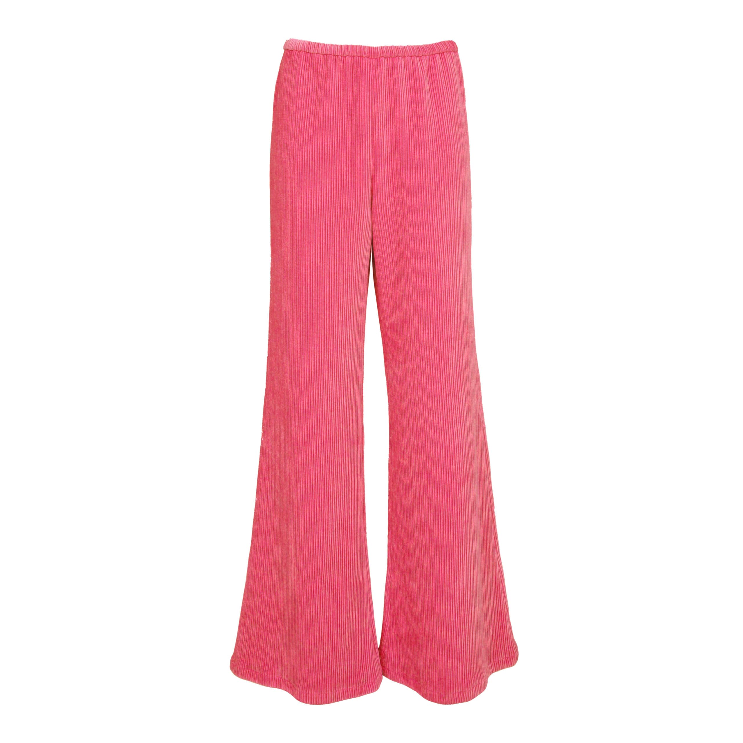 Forte_Forte • ribfluwelen pantalon in pamplemousse
