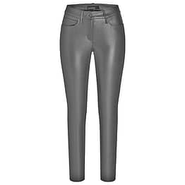 Cambio • grijze faux leather pantalon Ray