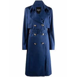 Patrizia Pepe • blauwe trench coat
