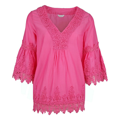 Frogbox • roze tuniek met kant