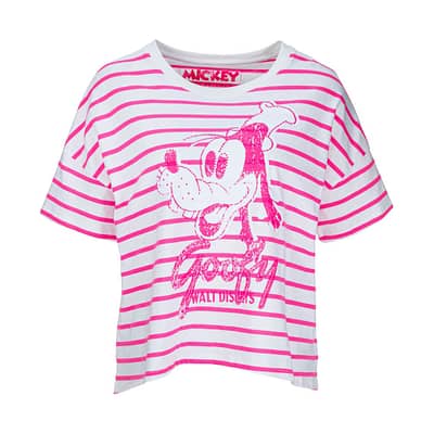 Frogbox • wit roze shirt Goofy