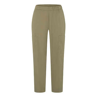 MAC • groene wijde broek Steffi Cargo